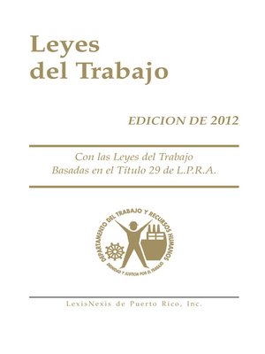 cover image of Leyes de Trabajo